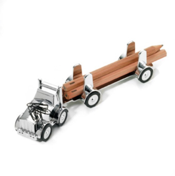 TROIKA Lumbertruck Briefbeschwerer silber