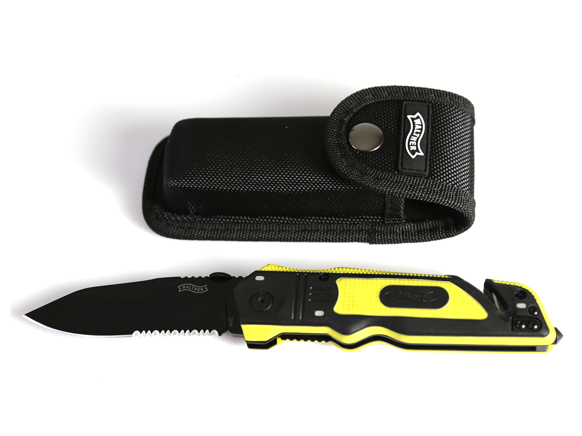 Walther Rescue Knife mit Gravur - Rettungsmesser - rüdiger werbung