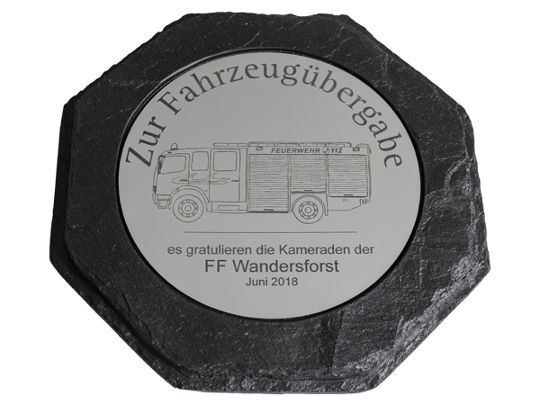 Fahrzeugübergabe Feuerwehr Geschenk